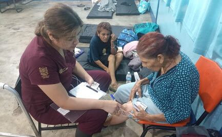 Atienden médica y psicológicamente a damnificados por inundaciones en Tamaulipas