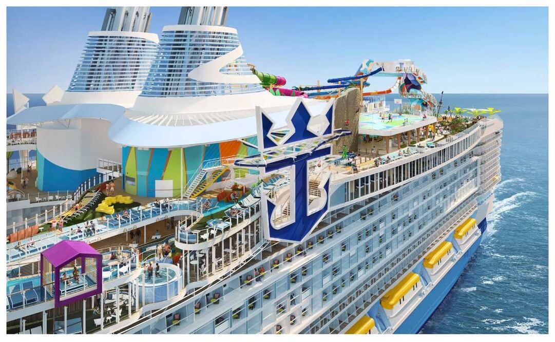 Cuánto cuesta viajar en el barco más grande del mundo que llega a México. Imagen: Royal Caribbean International.