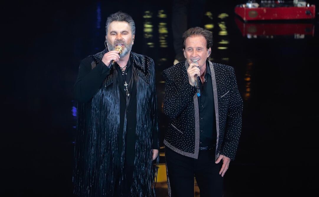 Mijares y Emmanuel. Fotos: Berenice Fregoso/ EL UNIVERSAL