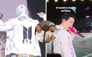 De lucha libre al K-Pop; diseñador rompe en llanto al ver a Jin con su prenda original