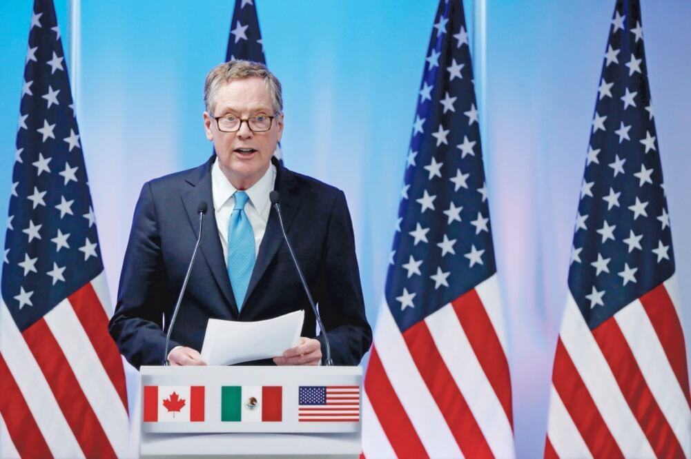 Robert Lighthizer, representante comercial de Estados Unidos, dijo que Canadá no ha hecho concesiones en áreas esenciales. (ARCHIVO EL UNIVERSAL)