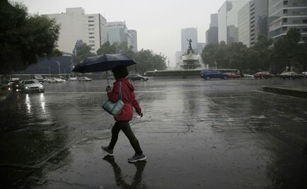 Reportan lluvia en 10 delegaciones del DF