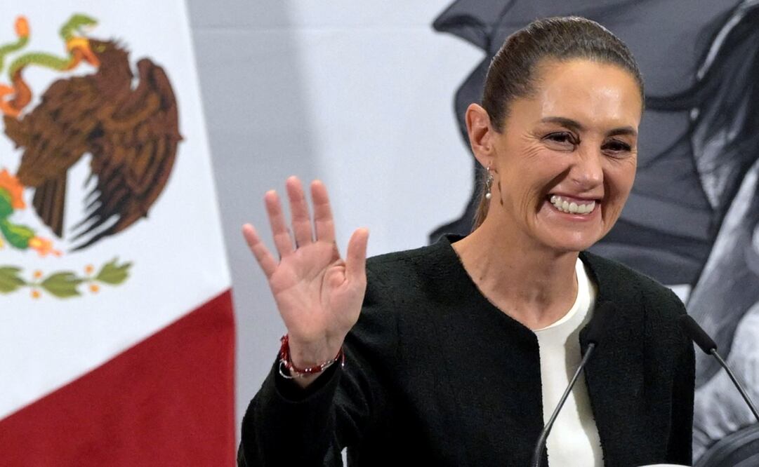 Claudia Sheinbaum en su conferencia matutina del 6 de marzo de 2025. Foto: AFP