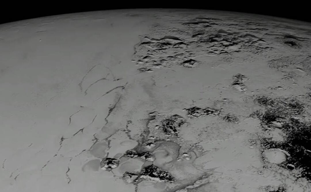 El concepto de esta animación surgió de un deseo de mostrar la imagen más reciente recibida de la nave espacial. Foto: NASA