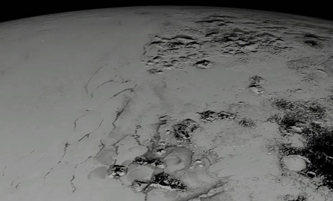 El concepto de esta animación surgió de un deseo de mostrar la imagen más reciente recibida de la nave espacial. Foto: NASA