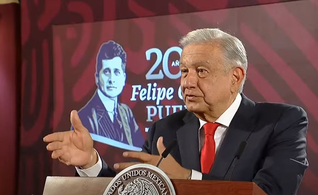 López Obrador en su mañanera del 5 de julio. Foto: Captura de pantalla