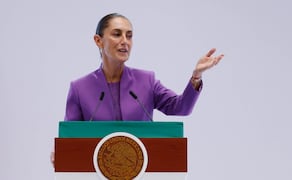 La presidenta Claudia Sheinbaum rinde su segundo informe de gobierno en Palacio Nacional, el 1 de septiembre de 2026. Foto: Diego Simón Sánchez/ EL UNIVERSAL