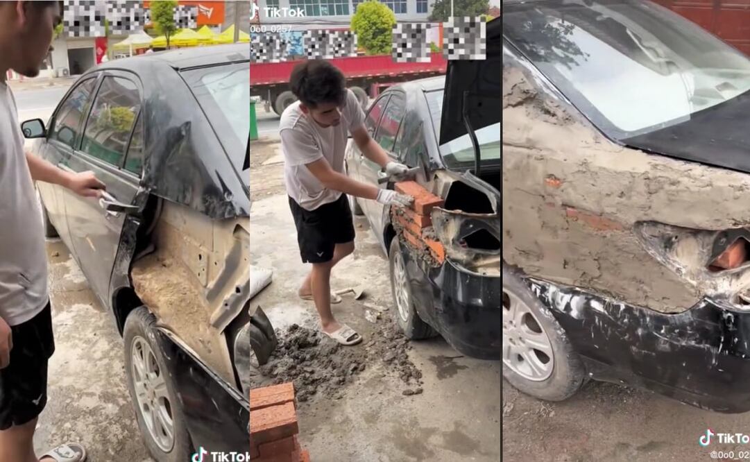 Aunque parezca broma, sí hay una forma de reparar un auto ocupando materiales de construcción. Imagen: Unsplash