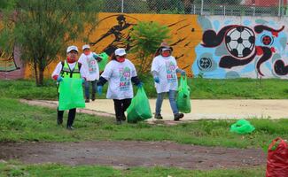 Más de 50 mil personas participan en la Faena Ecatepec; limpian 989 espacios públicos en una jornada masiva