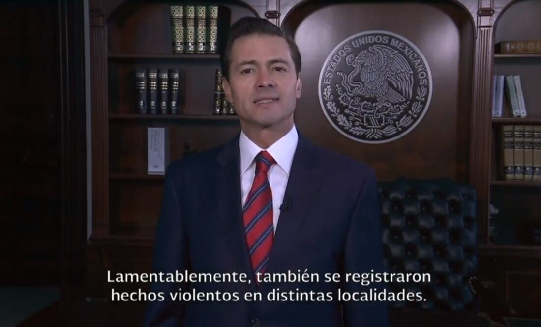 EPN llamó a votar con "orgullo, alegría y confianza".