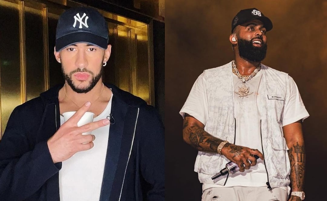 En redes sociales se viralizaron dos pistas de Bad Bunny y Eladio Carrión generadas con IA. Foto: Instagram @fallontonight/ @eladiocarrion