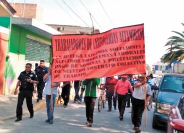 Exigen a empresa pago de salarios en Edomex