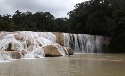 Alertan baja en cauce de Agua Azul; Conagua rechaza versión