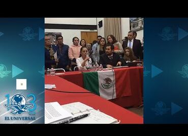 Se tensa reunión entre Sheinbaum y damnificados