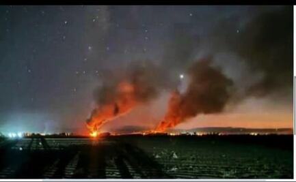 Explosión y balacera sacuden la salida norte de Culiacán; restos de un auto incendiado son hallados tras los hechos