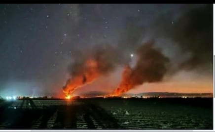 Explosión y balacera sacuden la salida norte de Culiacán; restos de un auto incendiado son hallados tras los hechos