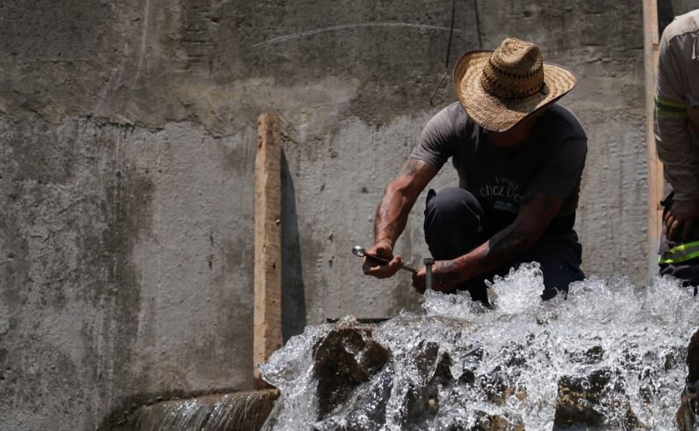 La reparación no causa interrupción del suministro de agua a la población. | Foto: Especial.