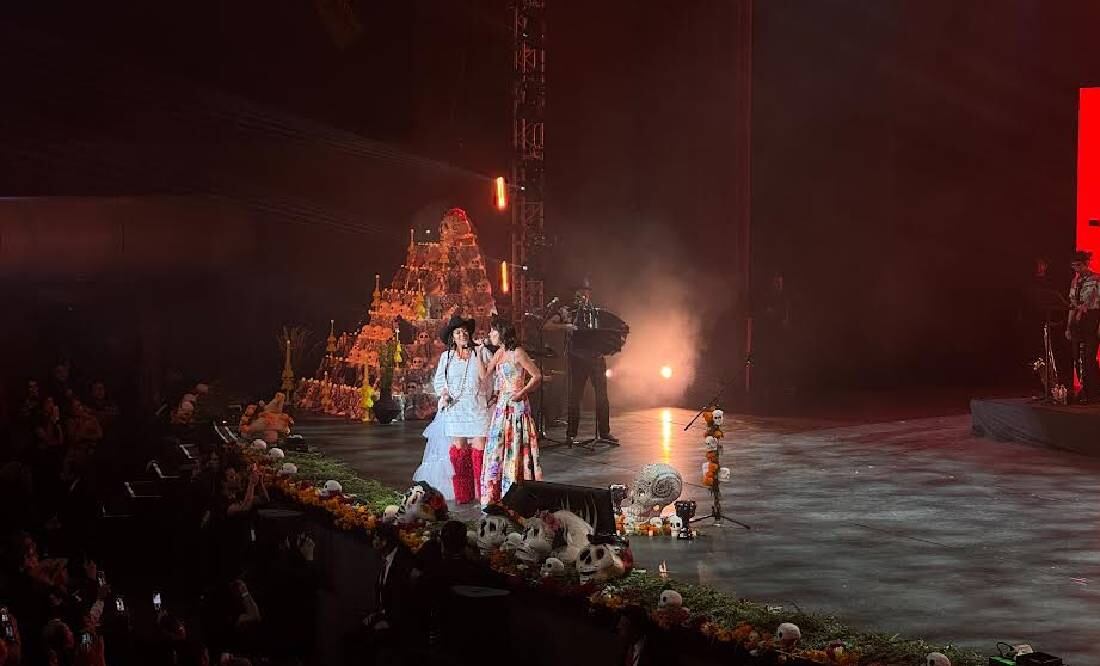 La cantante contó con grandes invitadas como Majo Aguilar y Alicia Villarreal. Foto: César González/ EL UNIVERSAL.
