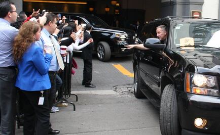 Los Rolling Stones abandonan su hotel rumbo al Foro Sol