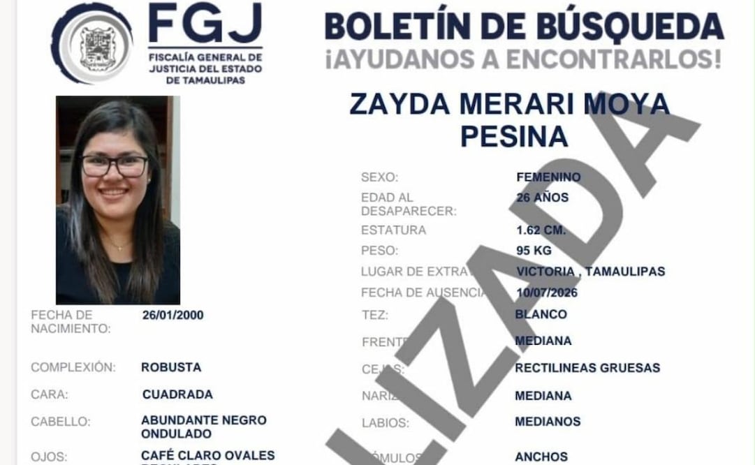 Localizan a Zayra Merari en Ciudad Victoria; Fiscalía busca esclarecer su desaparición