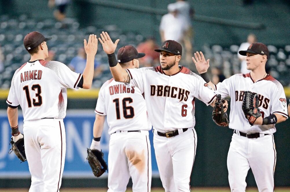 Los Diamondbacks aspiran a la postemporada, en franca lucha con Dodgers por la cima del Oeste de la Nacional (JENNIFER STEWART. AFP)