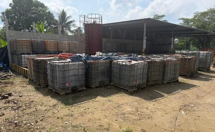 Realizan cateo en inmueble de Jalpa de Méndez, Tabasco; aseguran más de 70 mil litros de huachicol