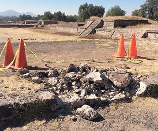 INAH interpondrá denuncia por daños en Teotihuacan