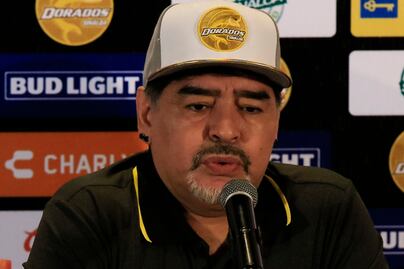 Ni un mensaje de solidaridad de Maradona para gente de Culiacán