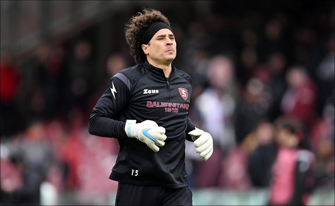 GUILLERMO OCHOA REGRESÓ A LA TITULARIDAD CON LA SALERNITANA - FOTO: SALERNITANA