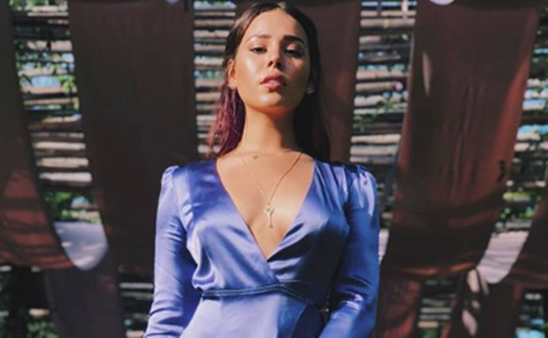 Danna Paola sorprendió con un sensual vestido  FOTO: INSTAGRAM