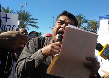 Protestas de este lunes contra el gasolinazo en La Paz