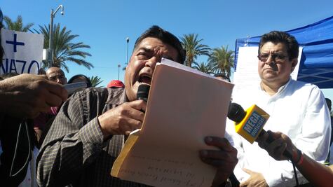 Protestas de este lunes contra el gasolinazo en La Paz