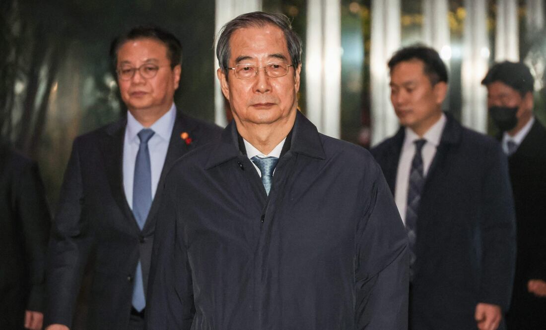Han Duck-soo, presidente de Corea del Sur. Foto: AFP / Archivo