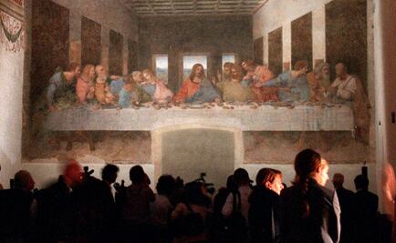 Da Vinci pintó parte de una réplica de "La última cena"