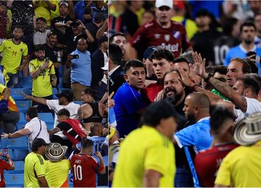 Jugadores del América son sancionados por la Conmebol, tras trifulca en la Copa América