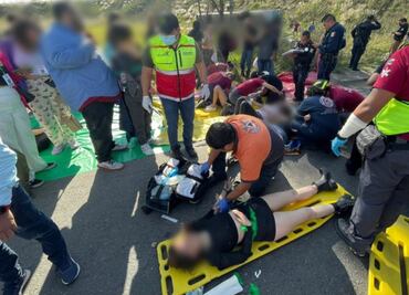 Se accidenta autobús en la México-Puebla con fans de Harry Styles