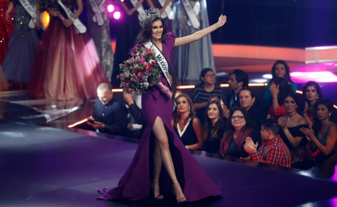 Deniss Franco Piña, originaria de Culiacán, fue elegida como Nuestra Belleza México 2017  FOTO: LUIS CORTÉS/ EL UNIVERSAL