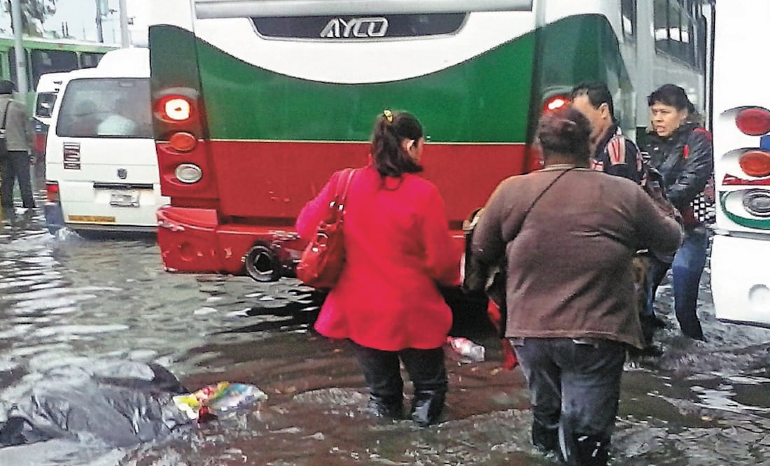 Entre los municipios que más preocupan en materia de inundaciones están Coacalco, Ecatepec y Atizapán. Foto: ARCHIVO EL UNIVERSAL
