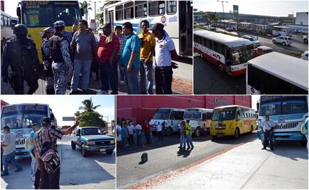 Paro de transporte afecta a miles de usuarios en Veracruz 