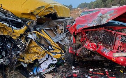 Carambola en la autopista Siglo XXI en Michoacán deja 2 muertos y al menos 16 lesionados: VIDEO