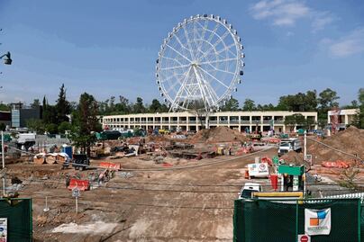 Parque Urbano Aztlán sin fecha de apertura; se encenderán luces de la rueda de la fortuna: Batres