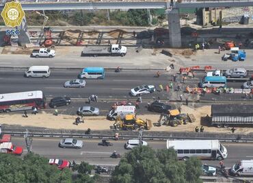 Suman 12 las personas lesionadas tras choque múltiple en la México-Puebla