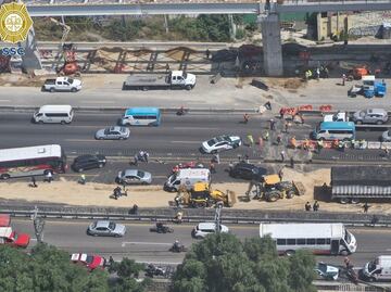 Suman 12 las personas lesionadas tras choque múltiple en la México-Puebla