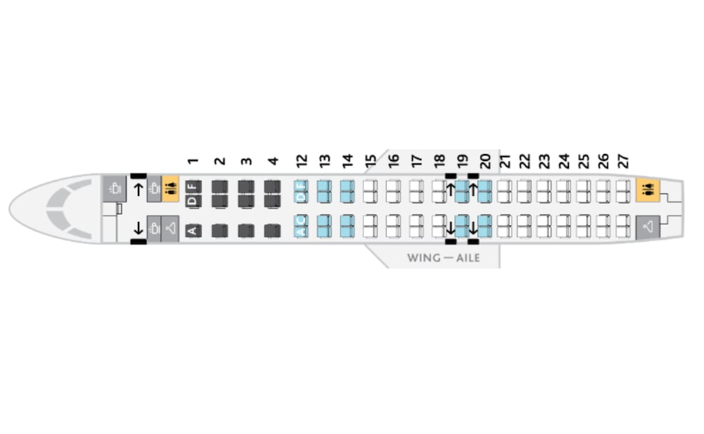 Avión Bombardier CRJ900 de Air Canada. Foto: Air Canada