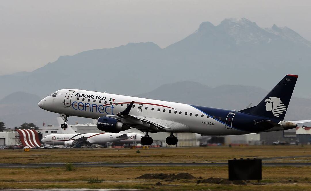 Aeroméxico restringe peso en vuelos por altas temperaturas en la CDMX. Foto: EFE