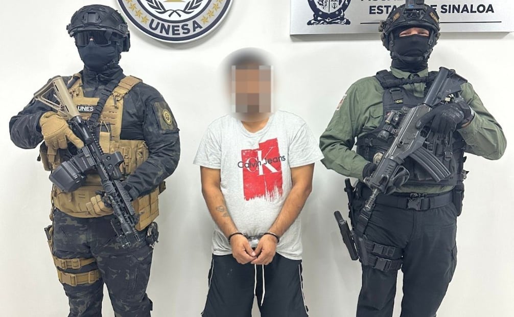 Caen cinco sujetos con armas y vehículo con reporte de robo en Culiacán, Sinaloa; detienen a presunto responsable de 7 asaltos.
Foto: Especial.