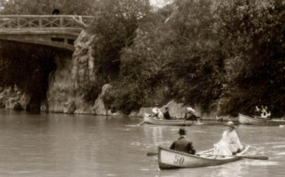 Cuando se iba a pescar al lago de Chapultepec