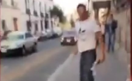 Video. Automovilista intenta golpear a regidor en Toluca 