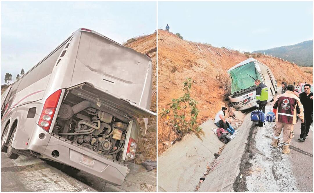 El accidente se reportó en el kilómetro 87 de la carretera Aculco-Acambay, cerca de las seis de la mañana. Fotos: ESPECIAL