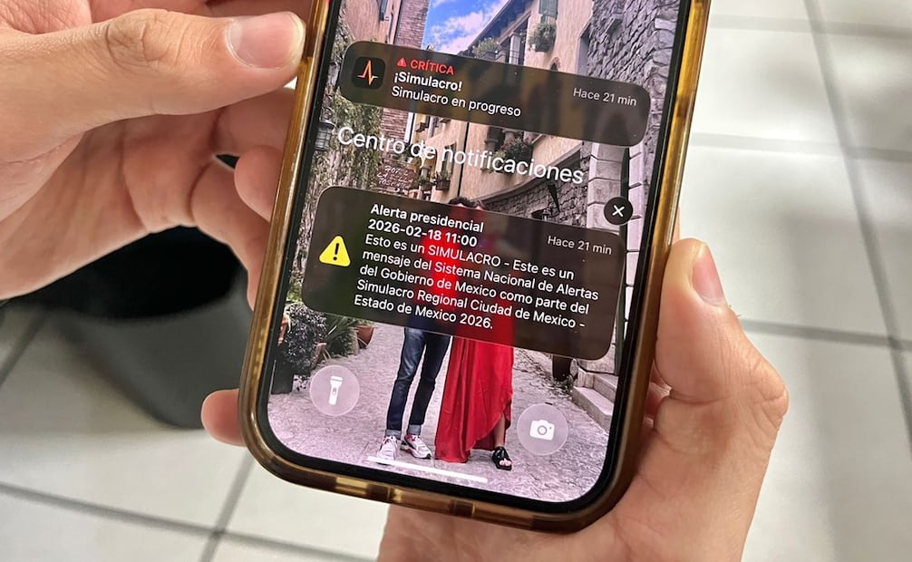 La alerta sísmica se activa gracias a la tecnología Cell Broadcast. Foto: Fernanda OH / EL UNIVERSAL